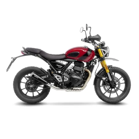 LEOVINCE TRIUMPH SPEED 400 / SCRAMBLER / 2024 2025 GP ONE INOX exhaust EURO5+ - 15132