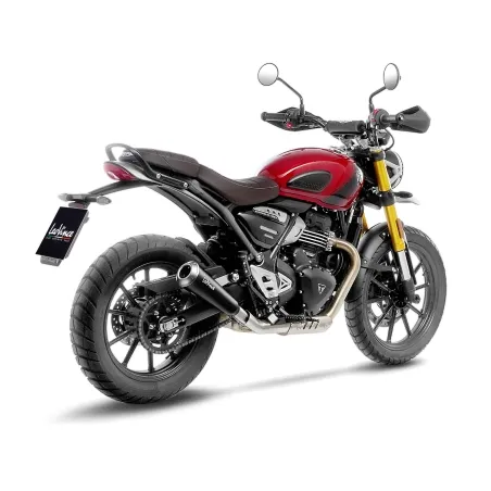 LEOVINCE TRIUMPH SPEED 400 / SCRAMBLER / 2024 2025 GP ONE INOX exhaust EURO5+ - 15132