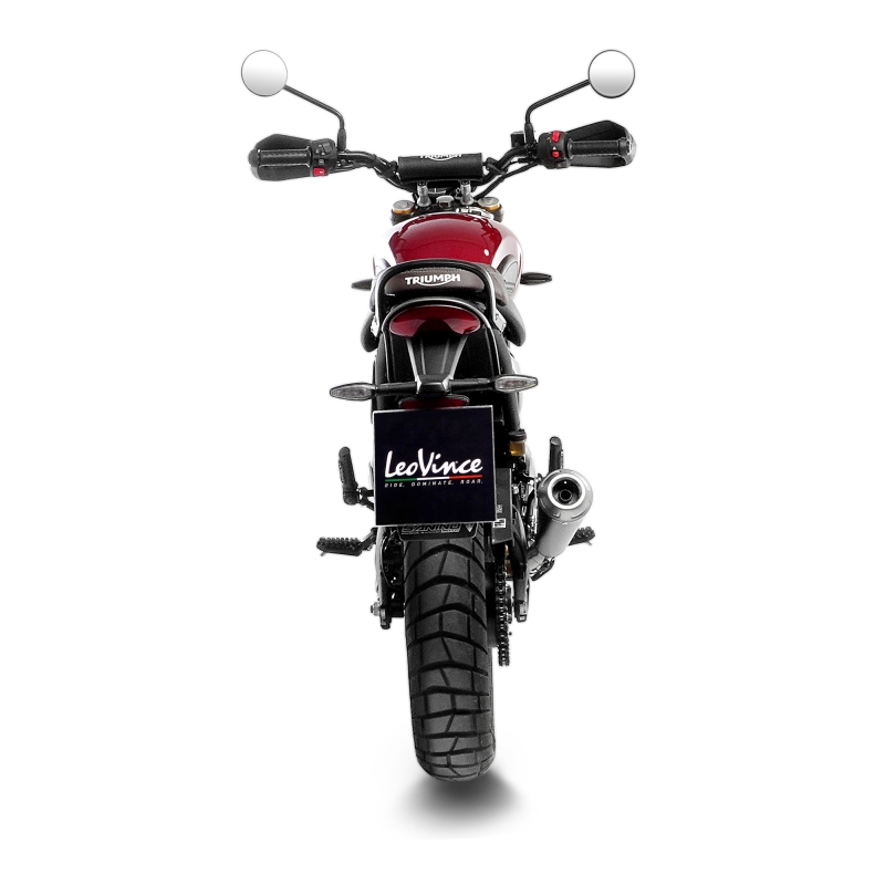 LEOVINCE TRIUMPH SPEED 400 / SCRAMBLER / 2024 2025 GP ONE INOX pot d'échappement EURO5+ - 15132