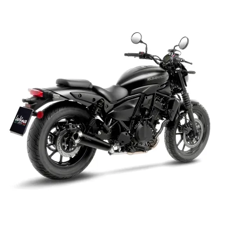 LEOVINCE KAWASAKI ELIMINATOR 500 / 2024 2025 CLASSIC RACER BLACK pot vintage EURO5+ - 15010B