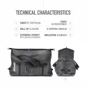 SHAD waterproof Motorcycle Scooter Quad Travel Rear Bag 80L Waterproof - X0SW80