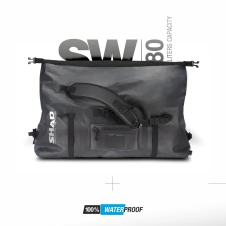 SHAD sac arrière étanche moto scooter quad voyage 80L étanche - X0SW80