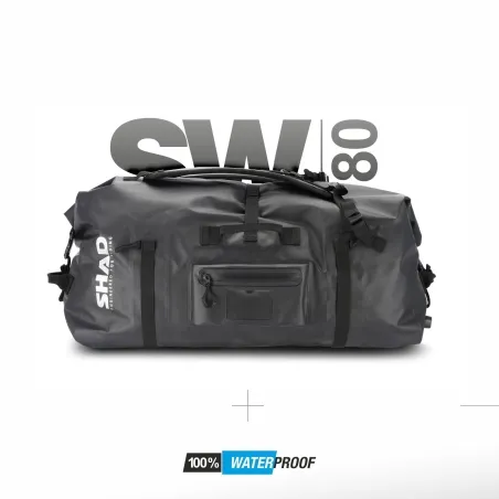 SHAD waterproof Motorcycle Scooter Quad Travel Rear Bag 80L Waterproof - X0SW80