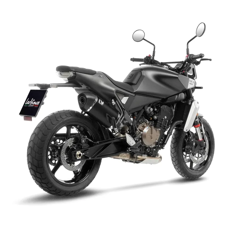 LEOVINCE HUSQVARNA SVARTPILEN 801 / 2024 2025 LV-14 INOX BLACK exhaust EURO5 - 15615B