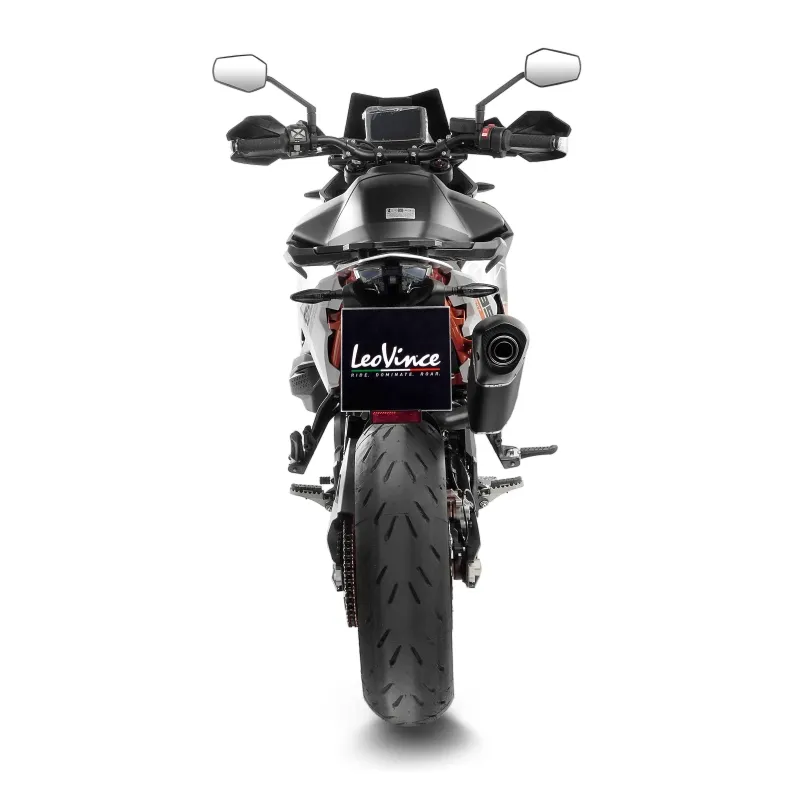 LEOVINCE CF MOTO 800 MT / HUSQVARNA  / KTM / 2019 2025 LV-14 INOX BLACK exhaust EURO5 - 15618B