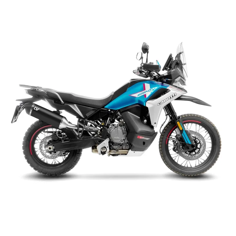 LEOVINCE CF MOTO 800 MT / HUSQVARNA  / KTM / 2019 2025 LV-14 INOX BLACK exhaust EURO5 - 15618B