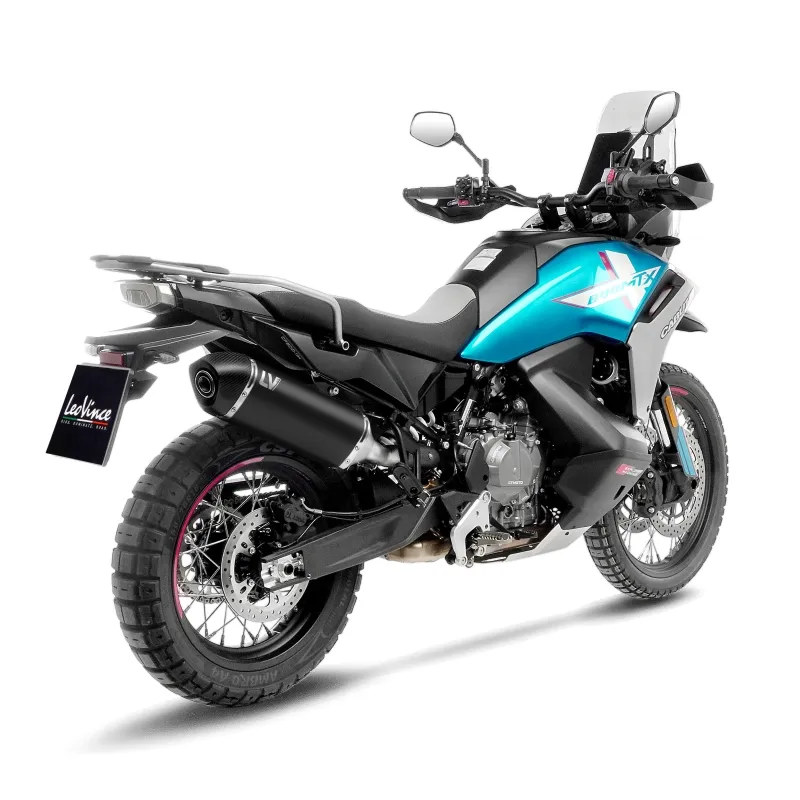 LEOVINCE CF MOTO 800 MT / HUSQVARNA  / KTM / 2019 2025 LV-14 INOX BLACK pot d'échappement EURO5+ - 15618B