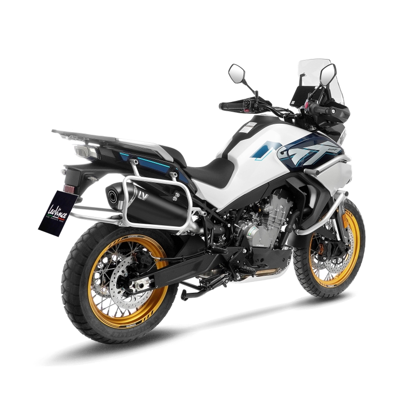 LEOVINCE CF MOTO 800 MT / HUSQVARNA  / KTM / 2019 2025 LV-14 INOX BLACK pot d'échappement EURO5+ - 15618B