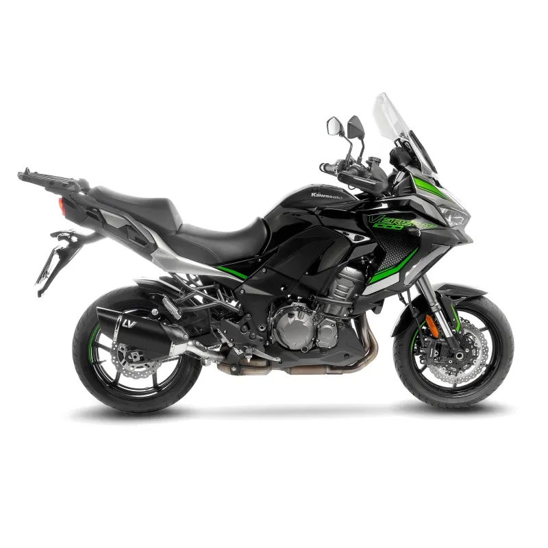 LEOVINCE KAWASAKI VERSYS 1000 / 2019 2024 LV-14 R INOX BLACK pot d'échappement EURO5+ - 15623B