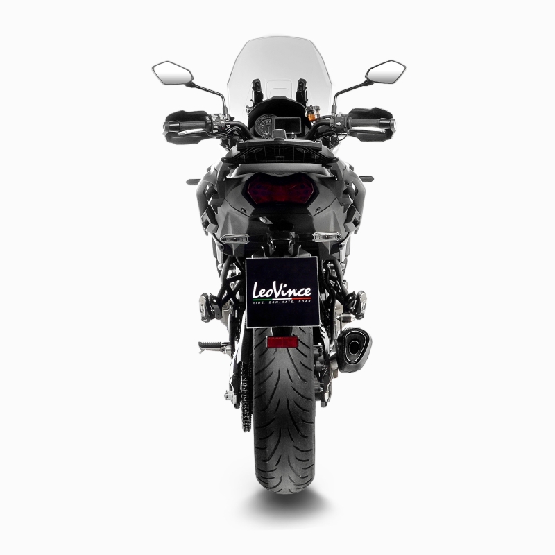 LEOVINCE KAWASAKI VERSYS 1000 / 2019 2024 LV-14 R INOX BLACK pot d'échappement EURO5+ - 15623B