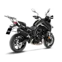 LEOVINCE BENELLI TRK 702 / X / 2023 2024 LV-14 INOX BLACK pot d'échappement EURO5+ - 15624B