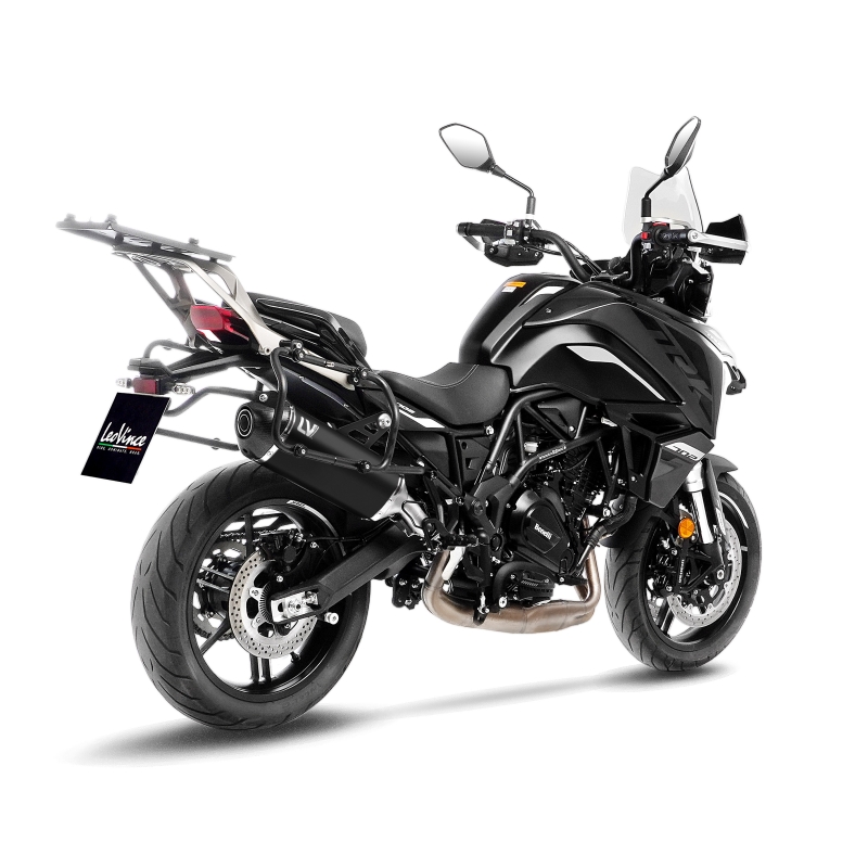 LEOVINCE BENELLI TRK 702 / X / 2023 2024 LV-14 INOX BLACK exhaust EURO5+ - 15624B