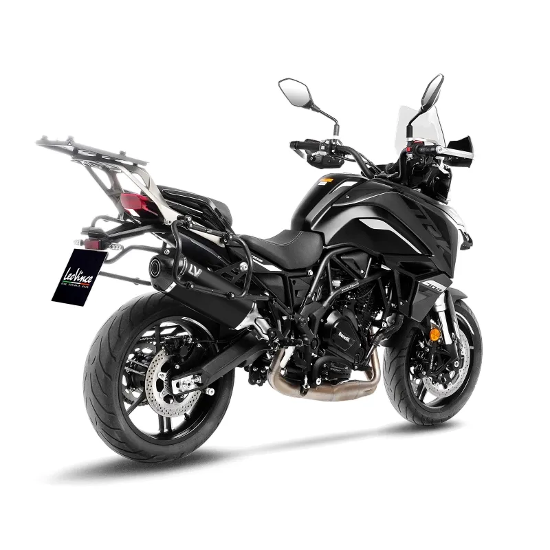 LEOVINCE BENELLI TRK 702 / X / 2023 2024 LV-14 INOX BLACK pot d'échappement EURO5+ - 15624B