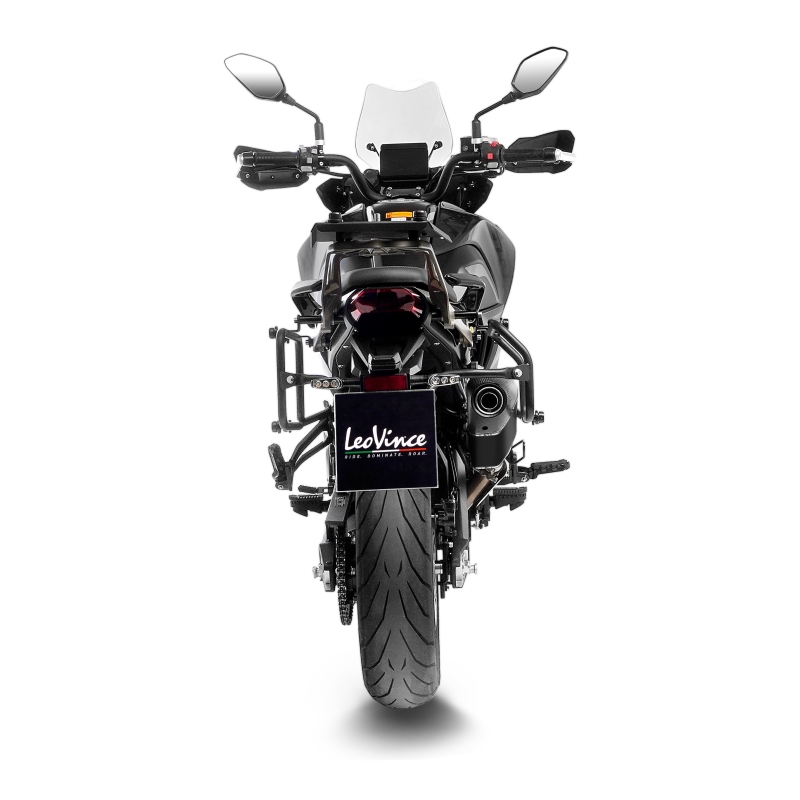 LEOVINCE BENELLI TRK 702 / X / 2023 2024 LV-14 INOX BLACK exhaust EURO5+ - 15624B