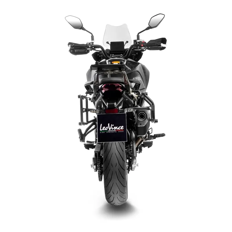 LEOVINCE BENELLI TRK 702 / X / 2023 2024 LV-14 INOX BLACK pot d'échappement EURO5+ - 15624B