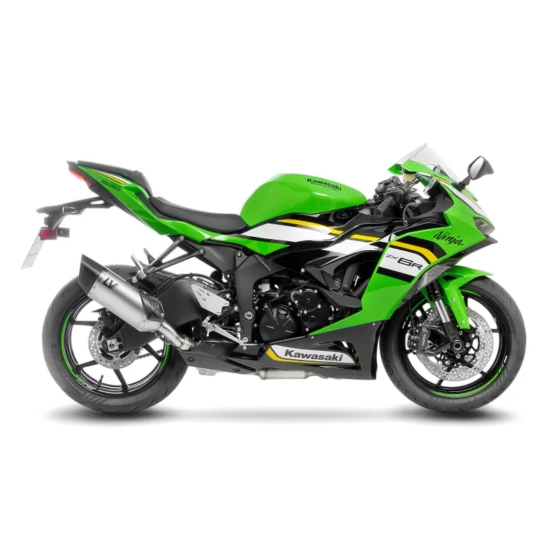 LEOVINCE KAWASAKI ZX-6R NINJA / 2019 2025 LV-14 R INOX pot d'échappement EURO5+ - 15625