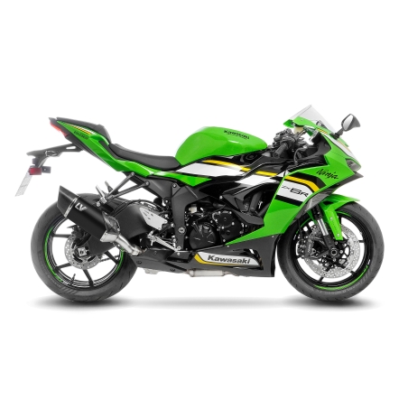 LEOVINCE KAWASAKI ZX-6R NINJA / 2019 2025 LV-14 R INOX BLACK exhaust  EURO5+ - 15625B
