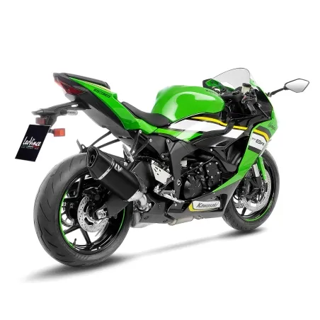 LEOVINCE KAWASAKI ZX-6R NINJA / 2019 2025 LV-14 R INOX BLACK pot d'échappement EURO5+ - 15625B