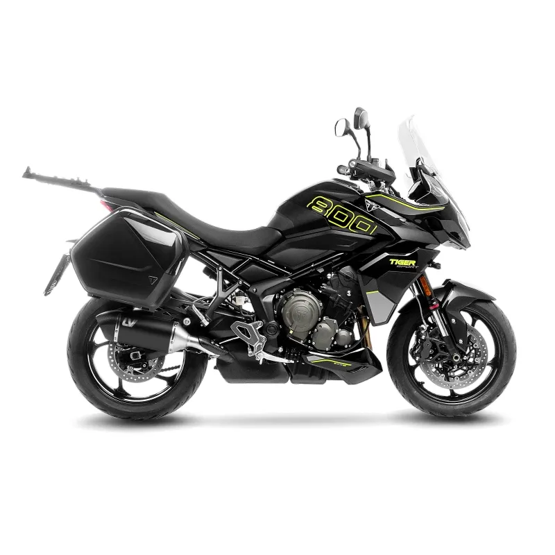 LEOVINCE TRIUMPH TIGER SPORT 800 / 2024 2025 LV-14 INOX BLACK pot d'échappement EURO5+ - 15627B