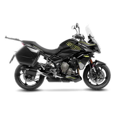 LEOVINCE TRIUMPH TIGER SPORT 800 / 2024 2025 LV-14 INOX BLACK pot d'échappement EURO5+ - 15627B