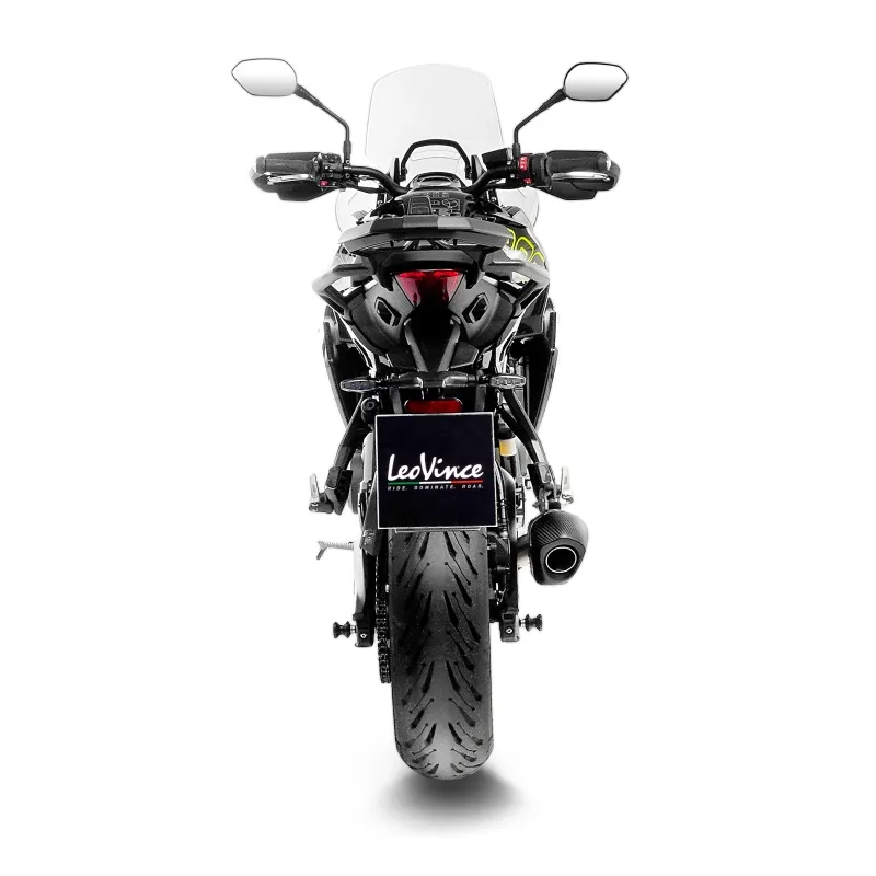 LEOVINCE TRIUMPH TIGER SPORT 800 / 2024 2025 LV-14 INOX BLACK exhaust EURO5+ - 15627B