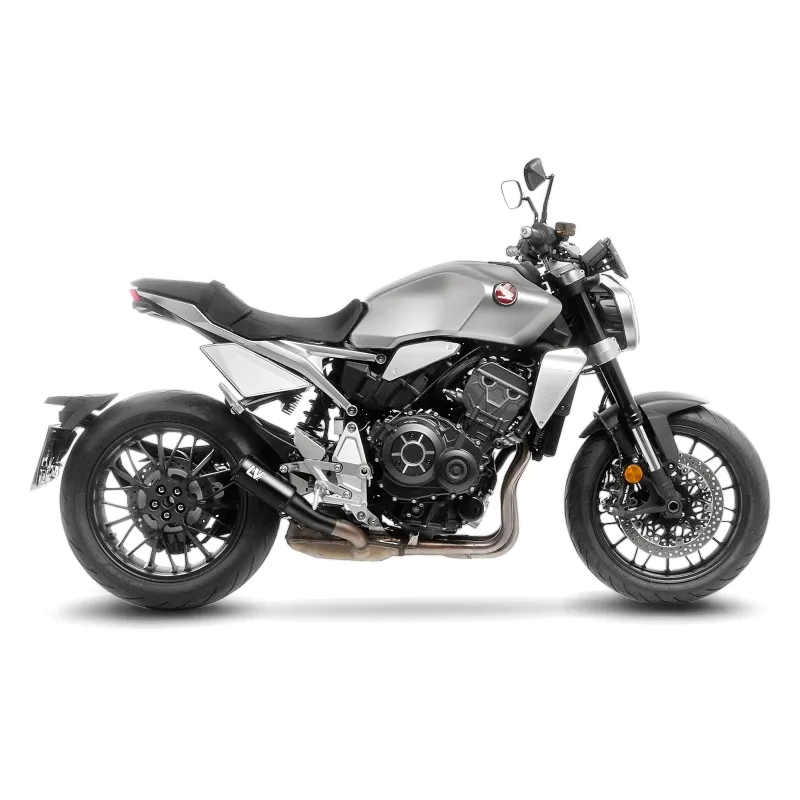 LEOVINCE HONDA CB 1000 R / CAFE / 2018 2024 LV CORSA S INOX FULL BLACK pot d'échappement NON HOM- 15410SFB