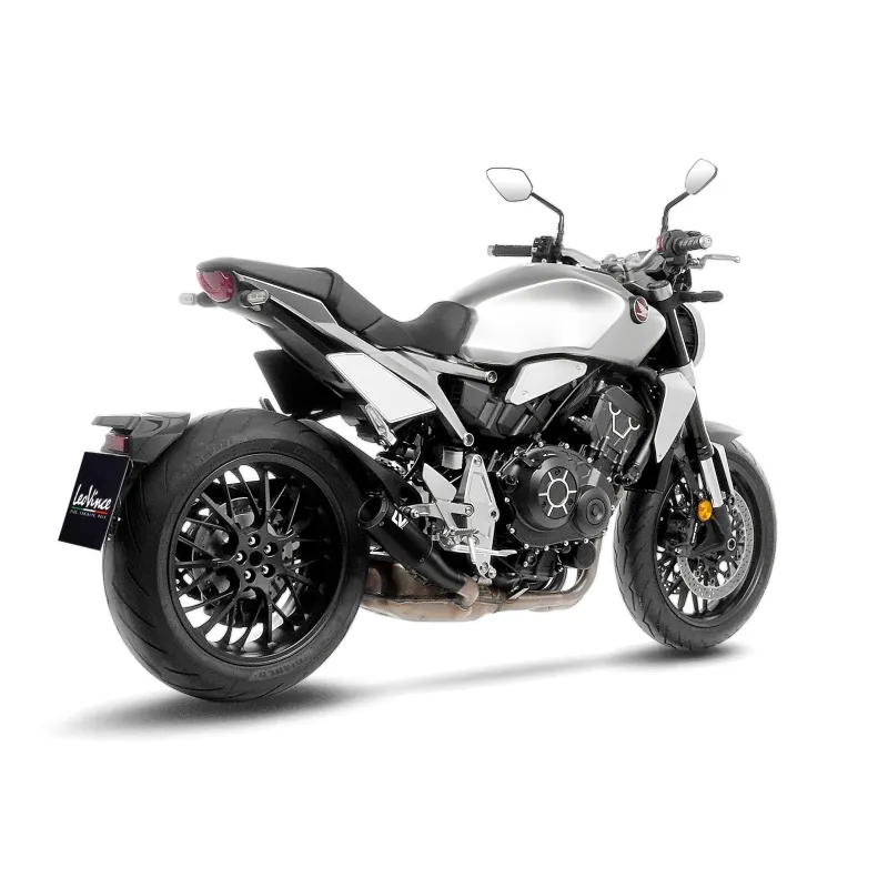 LEOVINCE HONDA CB 1000 R / CAFE / 2018 2024 LV CORSA S INOX FULL BLACK pot d'échappement NON HOM- 15410SFB
