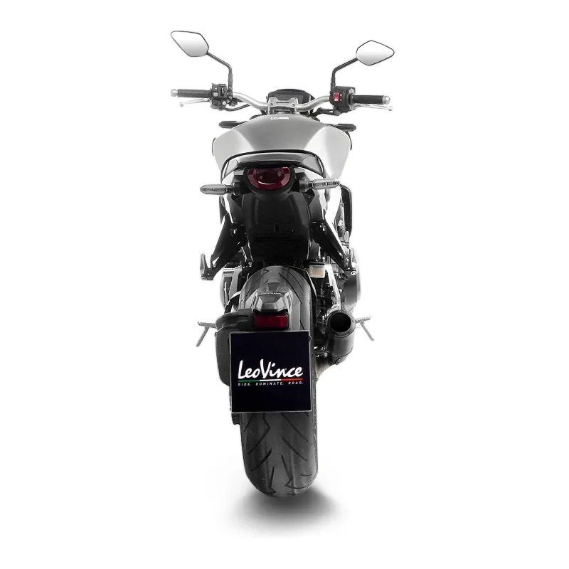 LEOVINCE HONDA CB 1000 R / CAFE / 2018 2024 LV CORSA S INOX FULL BLACK exhaust NOT APP- 15410SFB