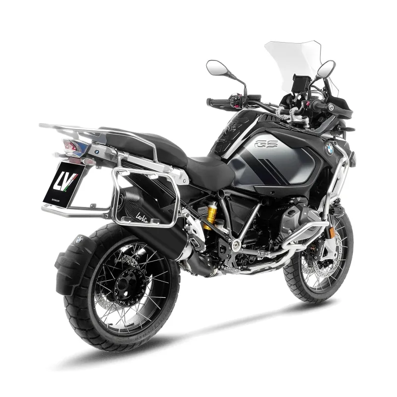 LEOVINCE BMW R 1200 GS / 1250 / ADVENTURE / 2013 2023  LV-12 R INOX BLACK silencer exhaust EURO5+  -15310B