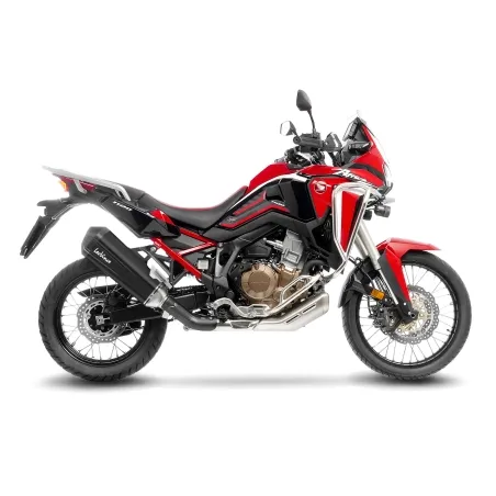 LEOVINCE HONDA CRF 1100 L AFRICA TWIN / 2020 2023 LV-12 R INOX BLACK pot échappement EURO5+  -15311B