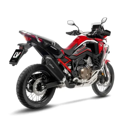 LEOVINCE HONDA CRF 1100 L AFRICA TWIN / 2020 2023  LV-12 R INOX BLACK silencer exhaust EURO5+  -15311B