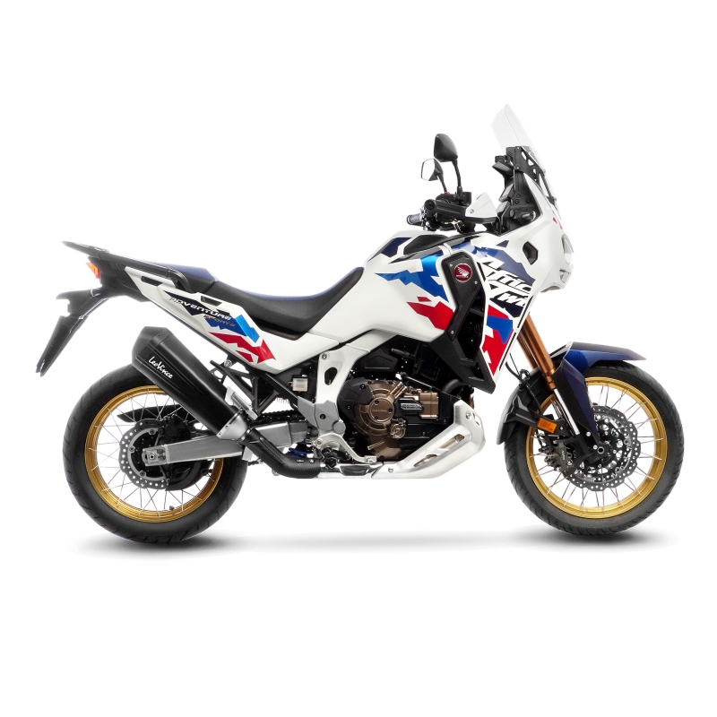 LEOVINCE HONDA CRF 1100 L AFRICA TWIN / 2020 2023 LV-12 R INOX BLACK pot échappement EURO5+  -15311B