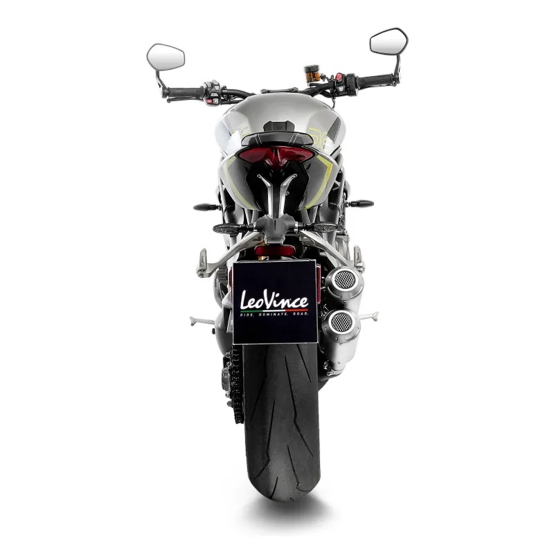 LEOVINCE BENELLI LEONCINO / TRAIL 500 / 2017 2022 LV-10 INOX pot échappement EURO 5 15226