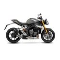 LEOVINCE TRIUMPH SPEED TRIPLE / RR  / RS  / RX / 2021 2025 LV-10 INOX BLACK DOUBLE pot échappement EURO5+ - 15271B