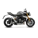LEOVINCE TRIUMPH SPEED TRIPLE / RR  / RS  / RX / 2021 2025 LV-10 INOX BLACK DOUBLE  silencer exhaust EURO5+ - 15271B
