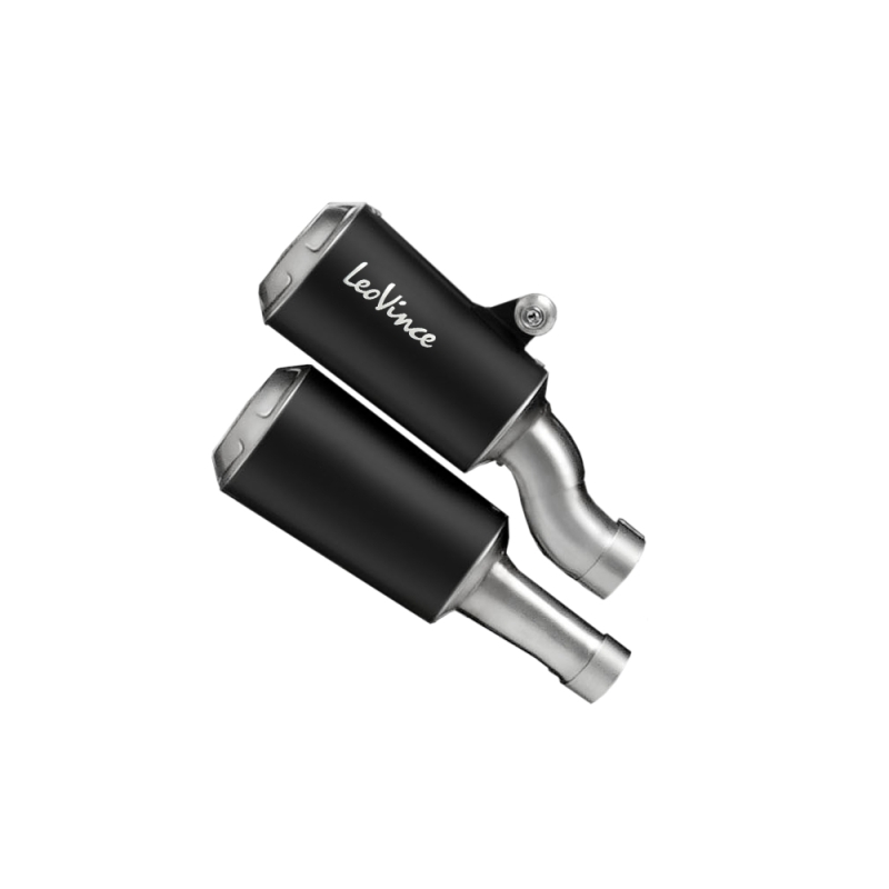 LEOVINCE TRIUMPH SPEED TRIPLE / RR  / RS  / RX / 2021 2025 LV-10 INOX BLACK DOUBLE pot échappement EURO5+ - 15271B