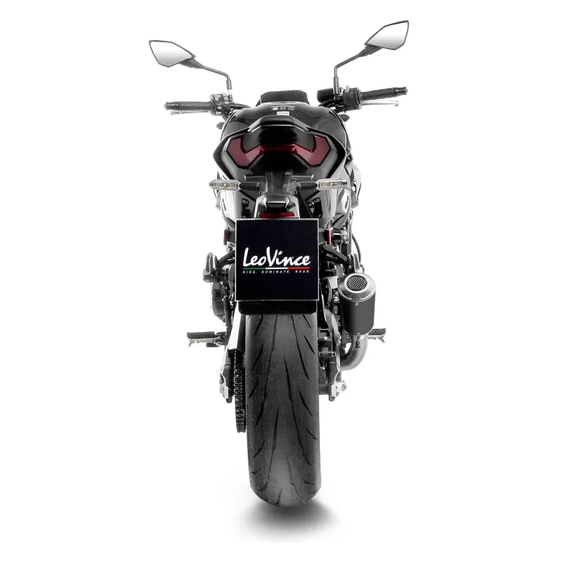 LEOVINCE KAWASAKI Z 900 / A2 / 2025 LV-10 INOX BLACK pot échappement EURO5+ - 15270B