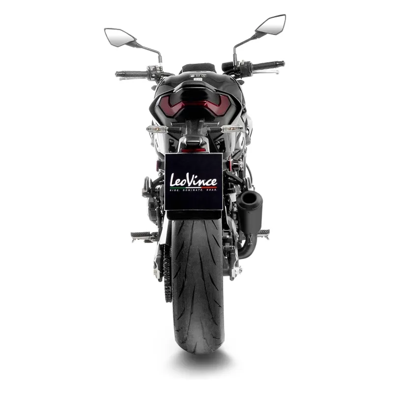 LEOVINCE KAWASAKI Z 900 / A2 / 2025 LV-10 INOX BLACK silencer exhaust EURO5+ - 15270B