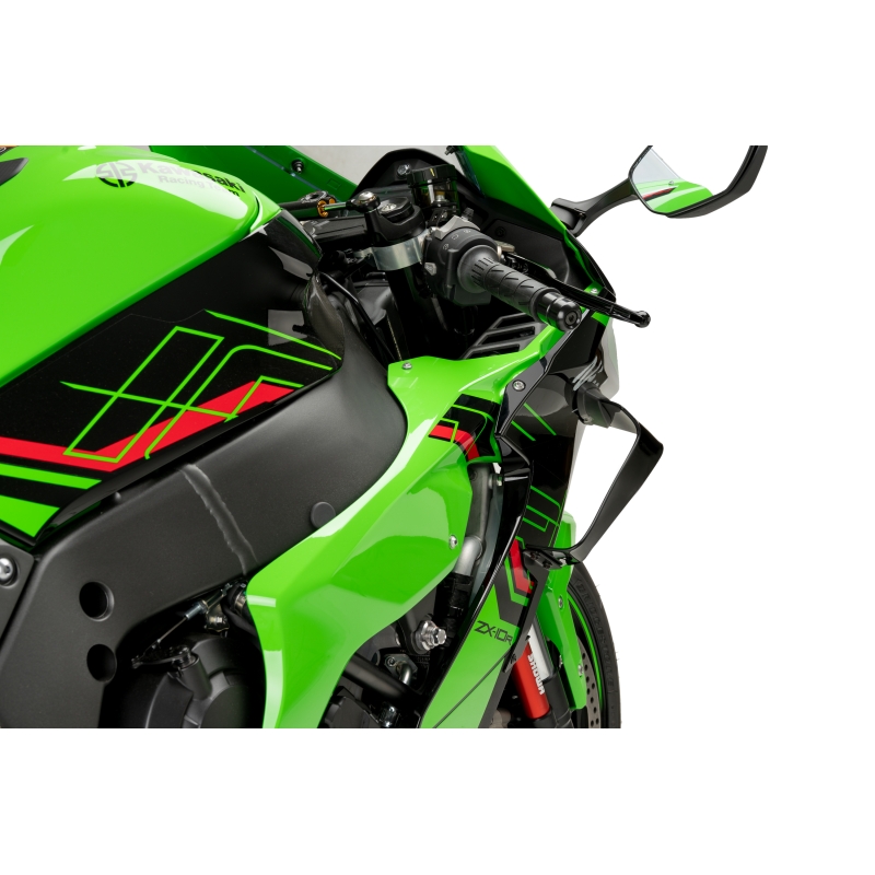 PUIG Downforce RACE naked side spoilers Kawasaki ZX-10R / RR / 2021 2025 - 20543