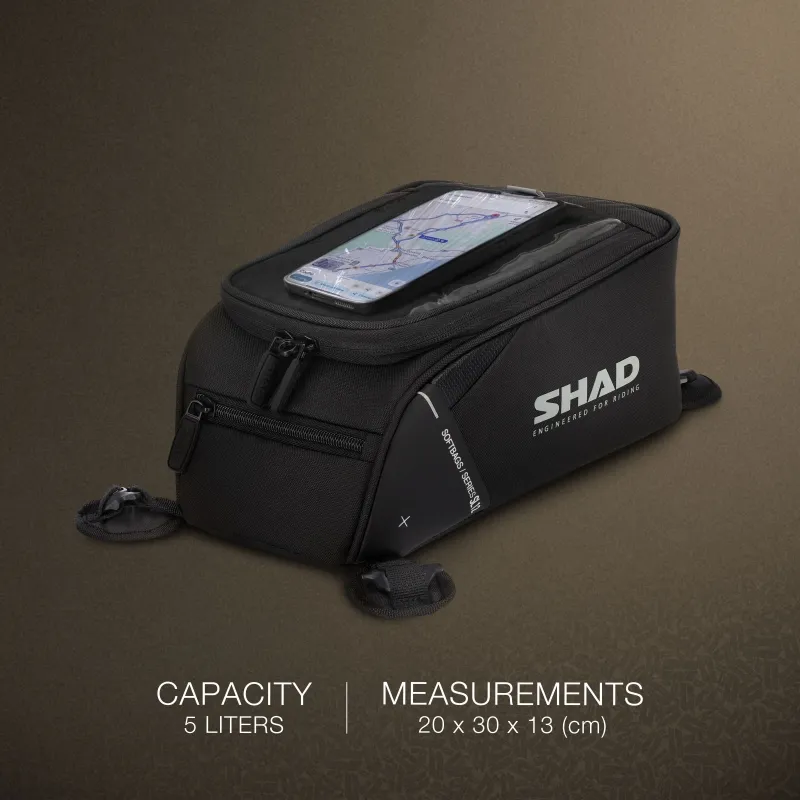 SHAD SL12M Small Universal Magnetic Tank Bag 4L - X0SL121M