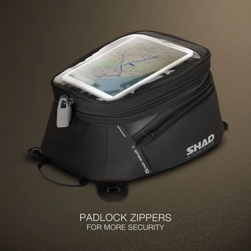 SHAD SL20 sacoche de réservoir magnétique universelle extensible 15 à 20L - X0SL201F