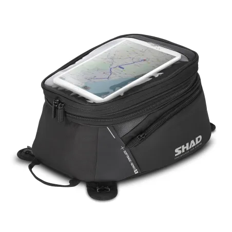 SHAD SL20 sacoche de réservoir magnétique universelle extensible 15 à 20L - X0SL201F