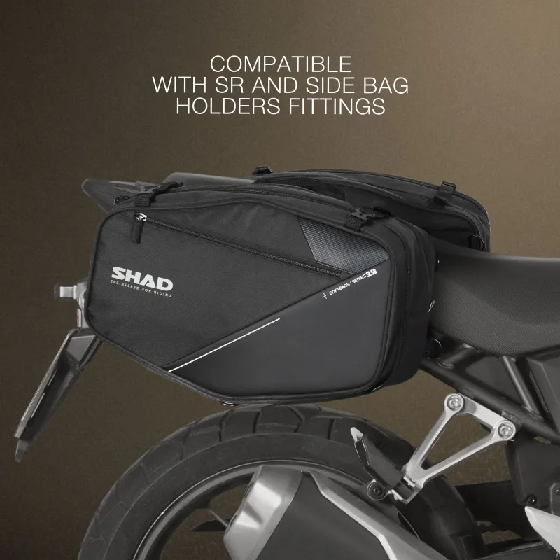 SHAD SL58 sacoches cavalières extensible 46L - X0SL581