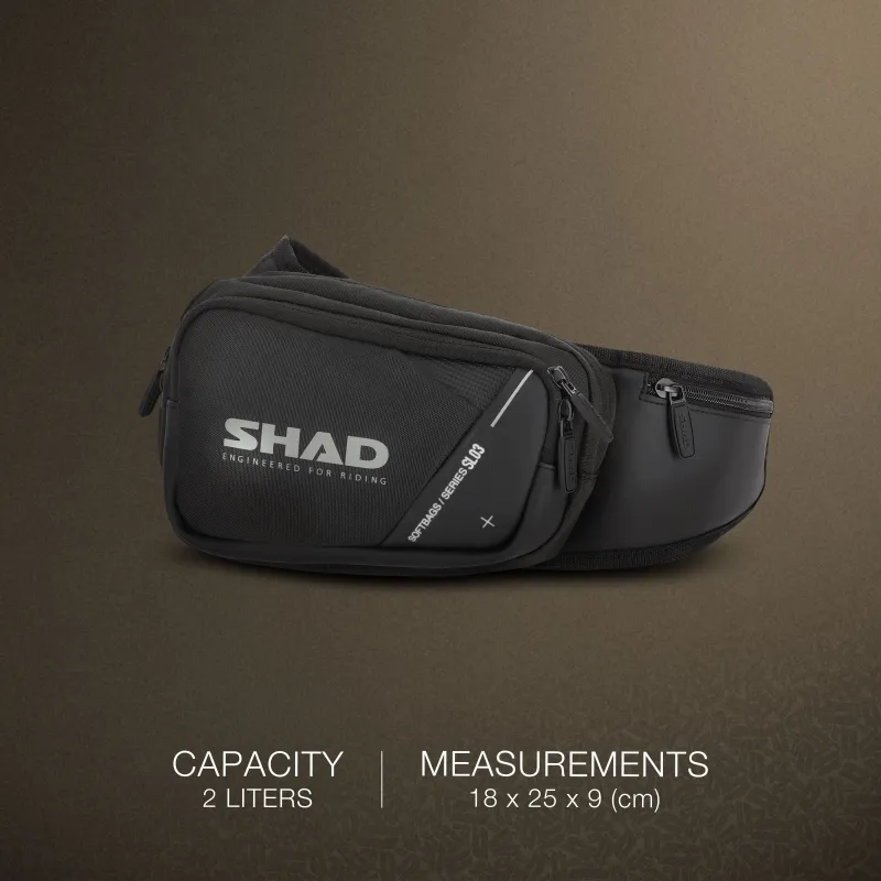 SHAD SL03 sacoche banane moto scooter 3L - X0SL031