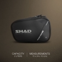 SHAD mini sacoche moto scooter à porter sur avant-bras cuisse 2L - X0SL05