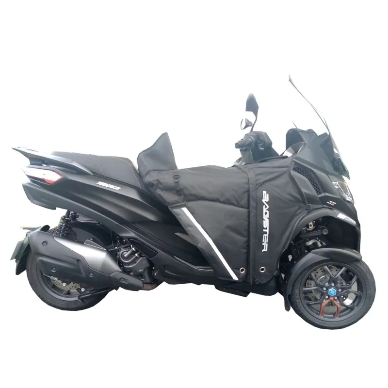 BAGSTER WINZIP tablier protection hiver été étanche PIAGGIO MP3 400 / 530 HPE / 2022 2023 - XTB650