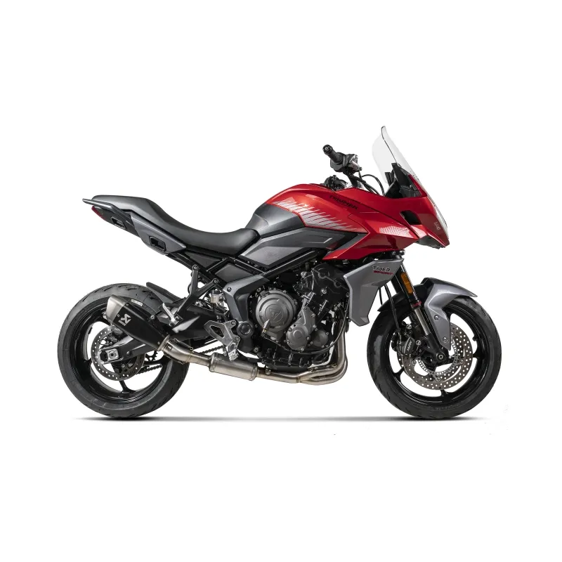 AKRAPOVIC TRIUMPH DAYTONA 660 / TRIDENT / TIGER / 2021 2024 ligne complète RACING LINE TITANE NON HOM 1810-3205