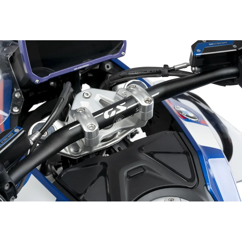 PUIG réhausseur de  guidon pontets PULLBACK +20mm / déclage AR 16 mm / Ø 32mm - BMW R 1300 GS / 2023 2026 - 21882