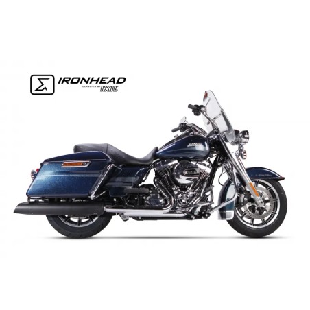 IXIL DOUBLE pot d'échap. HC2-1B HARLEY DAVIDSON TOURING ROAD KING / 2006 2021 - HD1017SB-HD1018SB - NON HOM