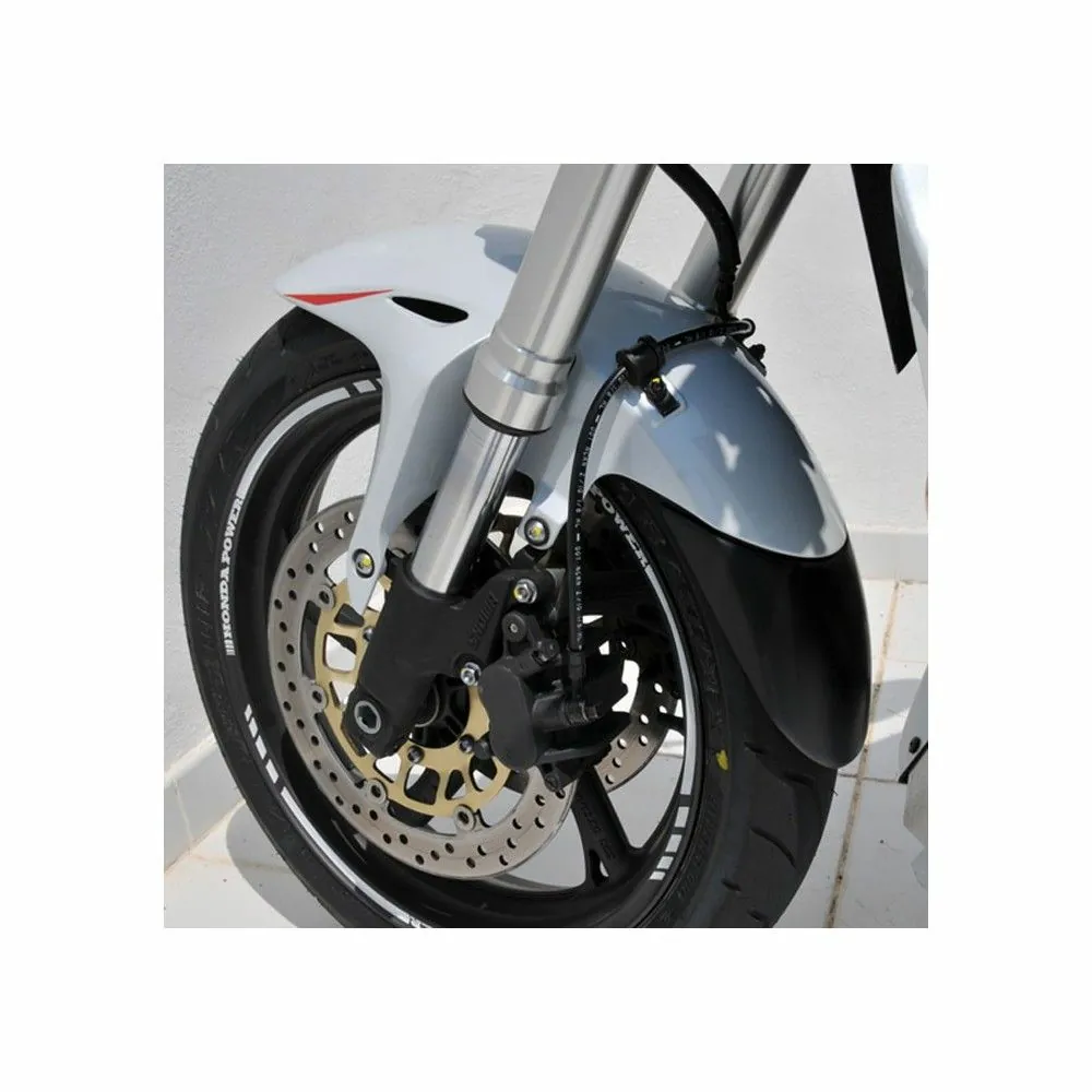 ERMAX Honda CB 600 HORNET 2005 2013 extension of FRONT mudguard black